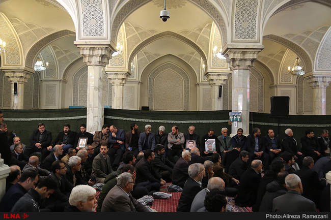 مراسم ترحیم جانباختگان سانحه کشتی سانچی