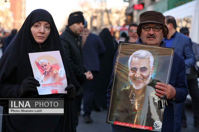 تشییع پیکر پاک سردار سپهبد شهید قاسم سلیمانی در تهران / 2