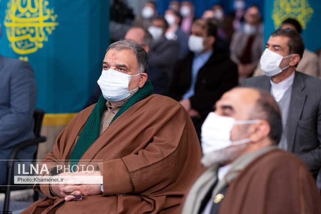 دیدار مداحان اهل‌بیت علیهم‌السلام با رهبر معظم انقلاب