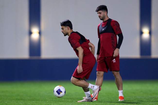 گزارش تصویری: تمرین شاگردان کارتال در عربستان با دو مصدوم