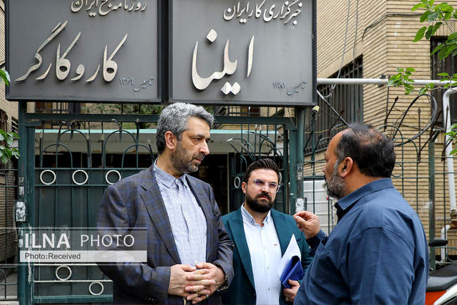 بازدید معاون ارتباطات و اطلاع‌رسانی دفتر رئیس‌جمهور از خبرگزاری ای