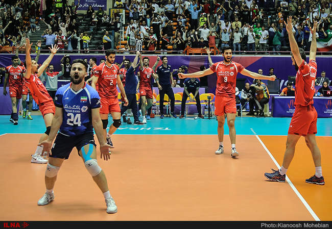 لیگ ملت‌های والیبال/ایران و آلمان