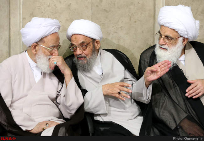 دیدار مدیران، مدرسان و طلاب حوزه‌های علمیه استان تهران با حضرت آیت‌