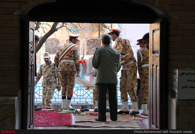 مراسم استقبال از پیکر مطهر ۲۰ شهید گمنام دوران دفاع مقدس/سنندج