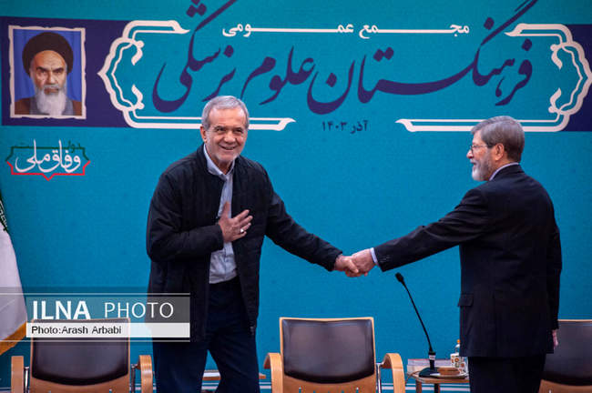 دیدار جمعی از اعضای جامعه پزشکان با رئیس جمهور