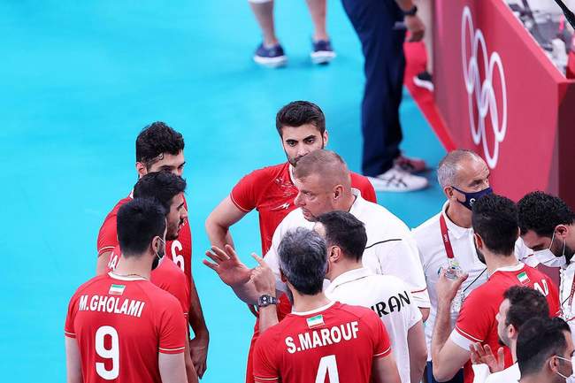 والیبال توکیو: گزارش تصویری دیدار ایران و ایتالیا