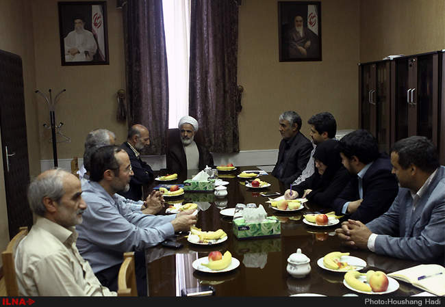 دیدار دبیر کل وهیت اجرایی خانه کارگر با حجت الاسلام مجید انصاری معاو�