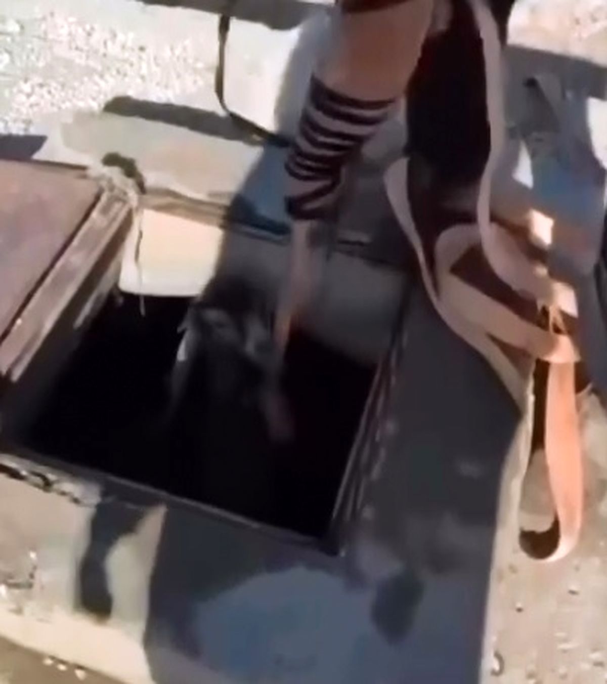 صهیونیست‌ها آب آشامیدنی یک روستای فلسطینی را آلوده کردند + فیلم