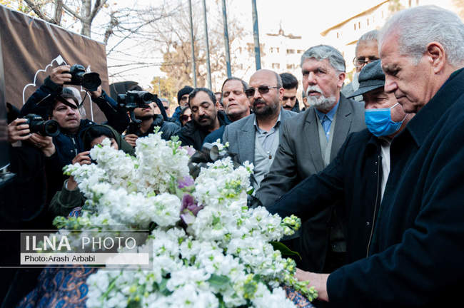 مراسم تشییع پیکر فریدون شهبازیان
