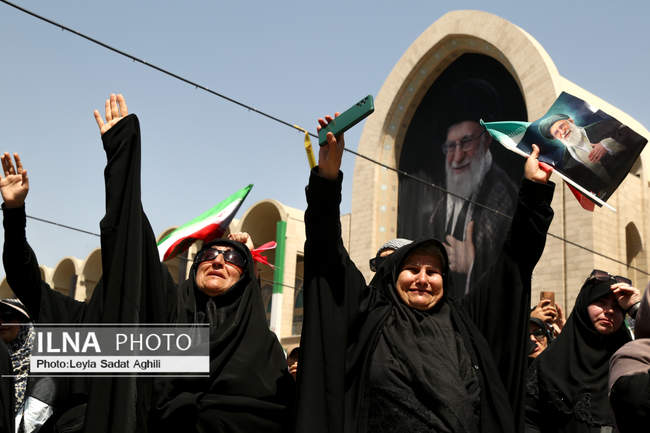 دومین روز مراسم وداع با رهبر شهید انقلاب در مصلای تهران/ 10