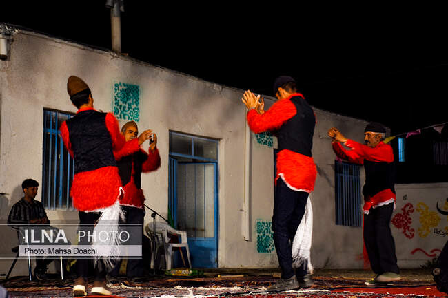 آیین سنتی رقص محلی در روستای کیذقان