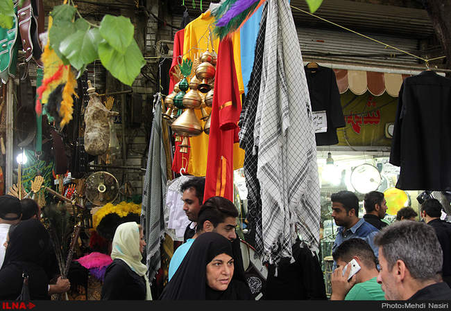 بازار تهران در ایام محرم