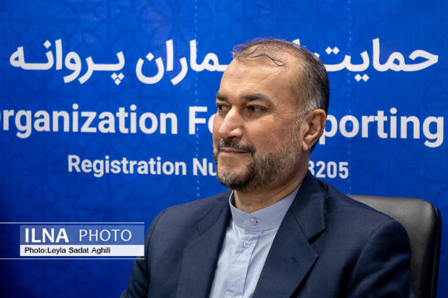 بازدید وزیر امور خارجه از خانه کودکان پروانه ای
