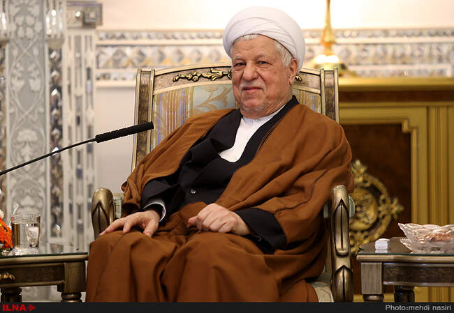 دیدار آیت الله هاشمی رفسنجانی با هارس دی پارتلئو رئیس مجلس لوکزامبورگ