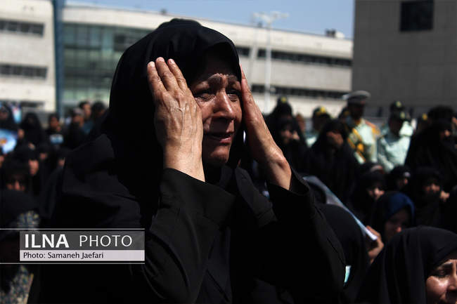 تشییع شهدای حادثه تروریستی سراوان در مشهد