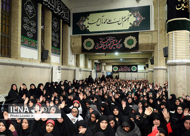 مراسم عزاداری اربعین حسینی با حضور هیئت‌های دانشجویی در حسینیه امام