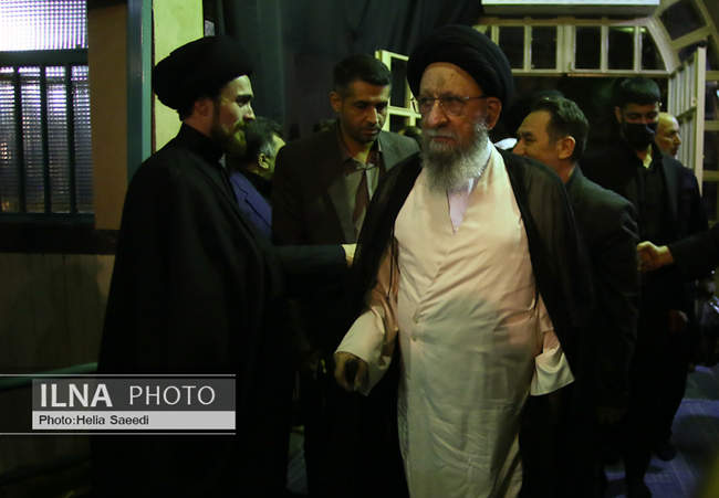 مراسم بزرگداشت والده همسر حجت‌الاسلام سید حسن خمینی در حسینیه جماران