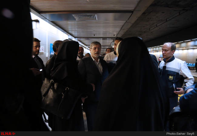 بازدید سرخو از شرکت بهره برداری مترو تهران