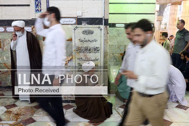 حال و هوای حرم بانوی کرامت در شب میلاد امام کاظم(ع)