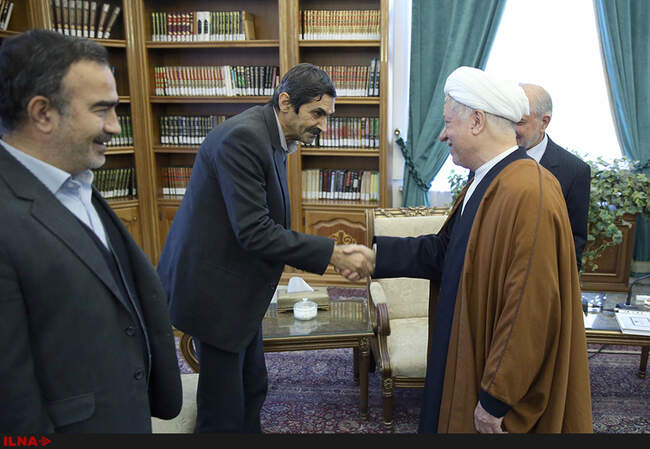 دیدار رئیس، دبیرکل و اعضای شورای سیاستگذاری کیفیت کشور با آیت‌الله هاشمی رفسنجانی