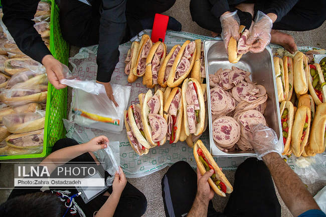 عبور زائران اربعین حسینی از مرز چذابه