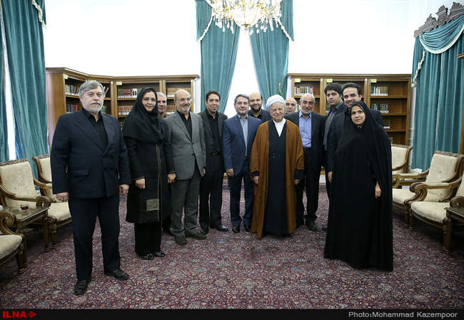 دیدار اعضای دفتر سیاسی حزب اسلامی کار با آیت‌الله هاشمی رفسنجانی