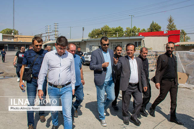 بازدید هیات تجاری کشور روسیه از هلدینگ شمس آذر قزوین