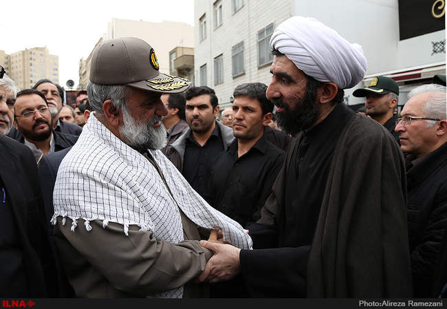 مراسم تشییع پیکر زنده یاد فرج الله سلحشور کارگردان تلویزیون و سینما 