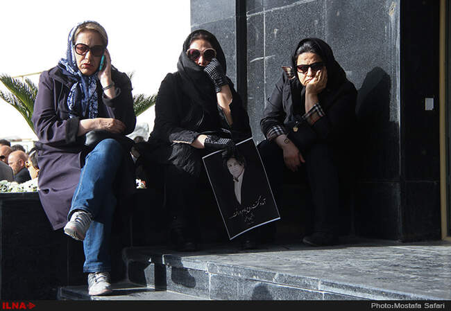 مراسم تشییع پیکر مرحوم افشین یداللهی