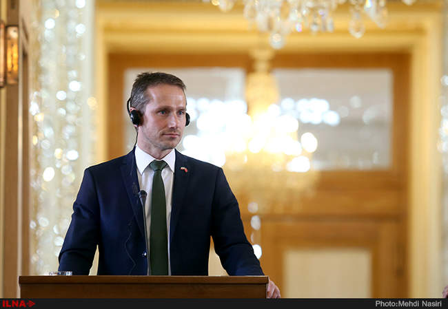 دیدار وزیرامورخارجه دانمارک با محمد جواد ظریف