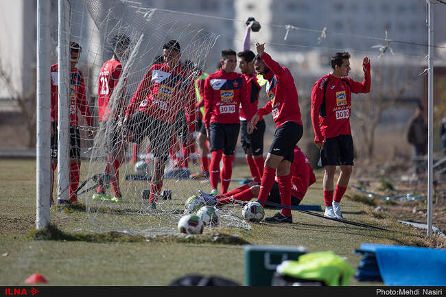 تمرین امروز تیم پرسپولیس