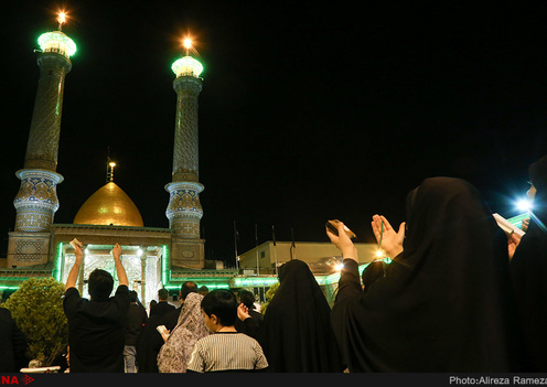 مراسم احیای شب نوزدهم ماه مبارک رمضان در حرم حضرت عبدالعظیم حسنی (ع)