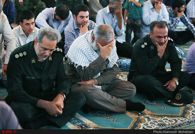 حضور مسئولان و فرماندهان نظامی در مراسم بزرگداشت شهید محسن حججی