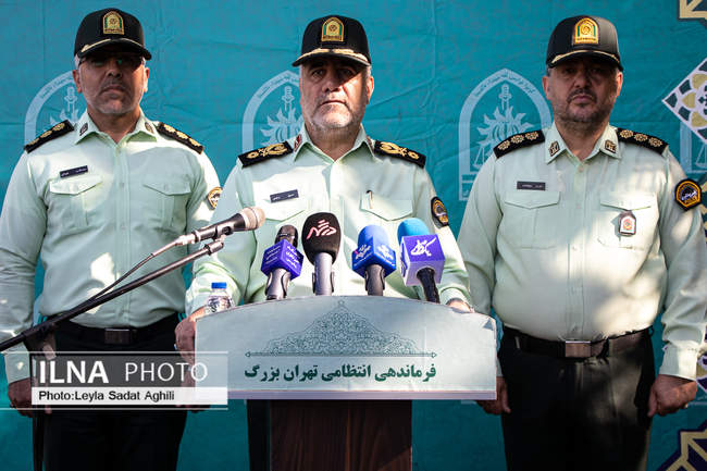 اجرای پنجاه و نهمین طرح رعد پلیس پایتخت