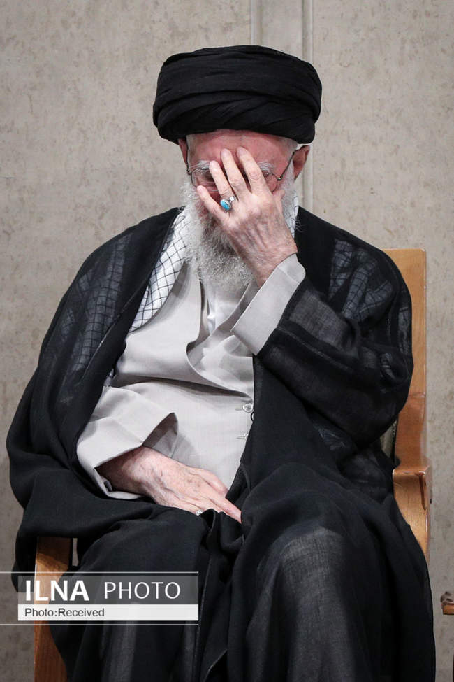 حضور و سخنرانی رهبر انقلاب در مراسم عزاداری شهادت امام رضا علیه‌الس