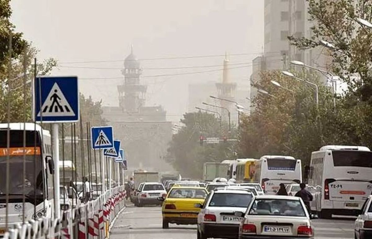 هوای مشهد در وضعیت هشدار آلودگی قرار دارد