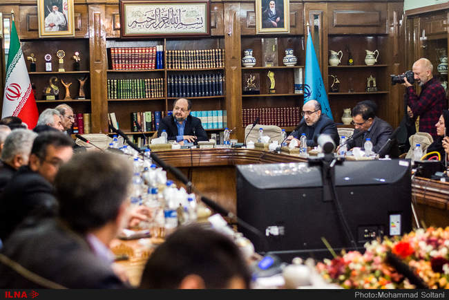 دیدار نمایندگان تشکلات کارگری استان مازندران بامحمد شریعتمداری- وزی