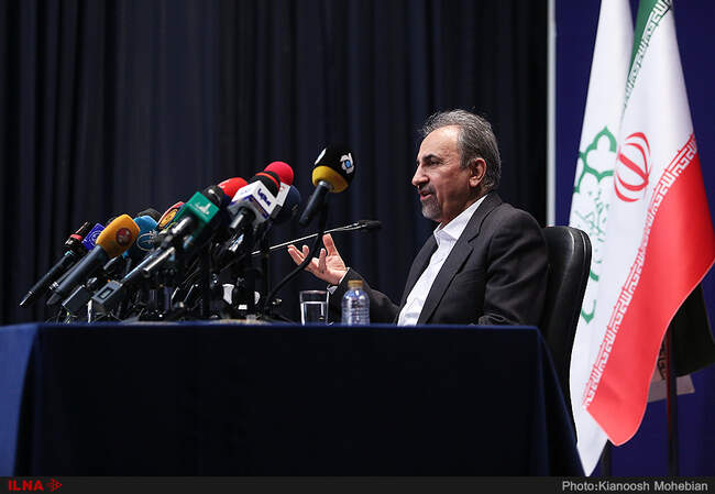 اولین نشست خبری محمدعلی نجفی شهردار جدید تهران