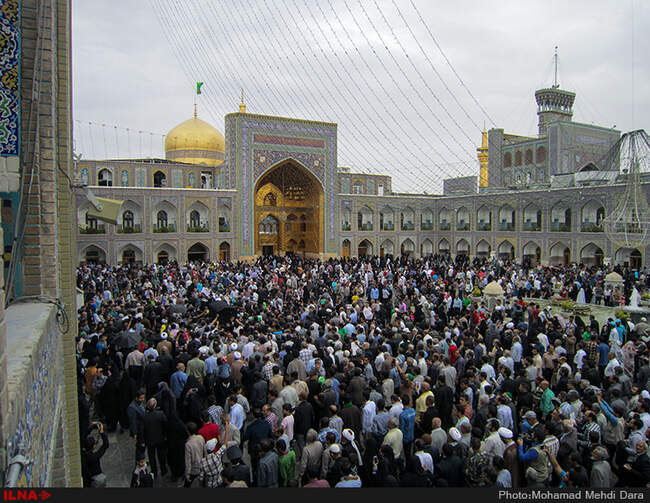 مراسم تشییع پیکر آیت الله خزعلی-مشهد
