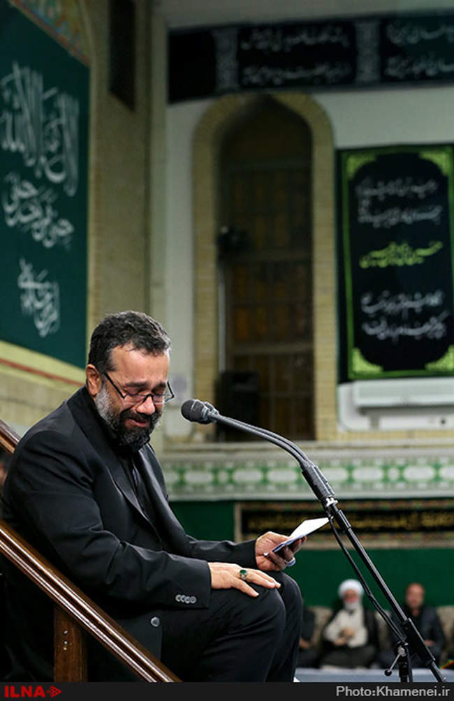 مراسم عزاداری شب عاشورا در حسینیه امام خمینی