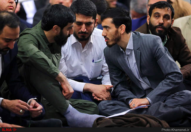 دیدار جمعی از مداحان و ذاکران اهل بیت(ع) با رهبر انقلاب