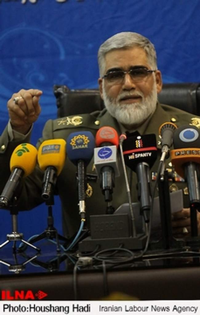 نشست خبری فرمانده نیروی زمینی ارتش