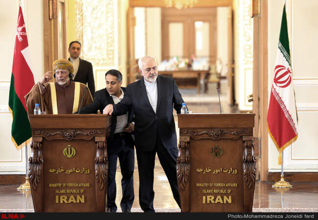 دیدار وزرای خارجه ایران و عمان