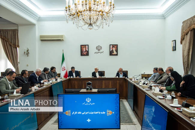 دیدار اعضای هیات اجرایی خانه کارگر با معاون اول رییس جمهور