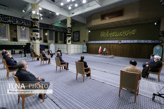 دیدار رئیس‌جمهور و اعضاء هیئت دولت با رهبر انقلاب اسلامی