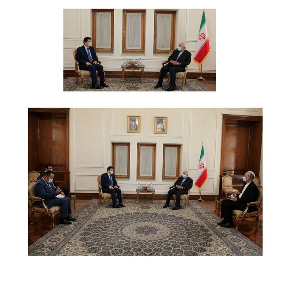 دیدار پایانی سفیر سوریه با ظریف