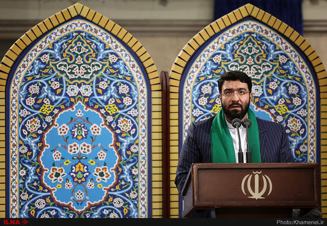 دیدار جمعی از مداحان و ذاکران اهل بیت(ع) با رهبر انقلاب