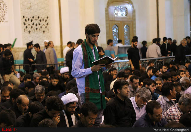 مراسم احیای شب بیست و یکم ماه رمضان در  حرم حضرت معصومه(س)