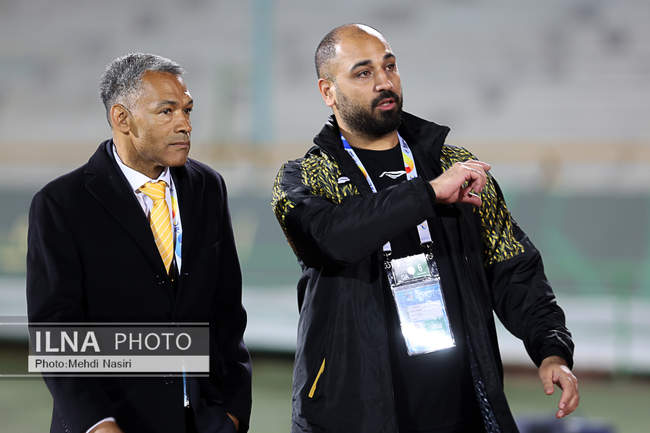 دیدار تیمهای فوتبال سپاهان ایران و آلمالیق ازبکستان