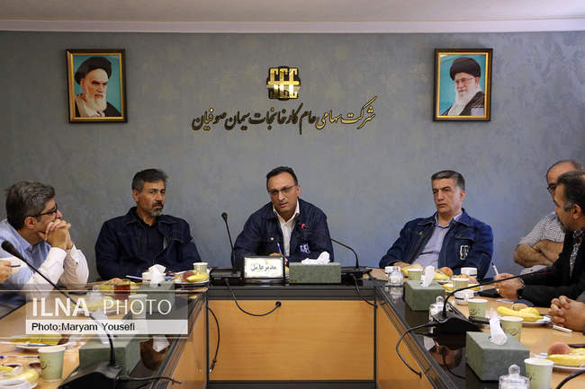 بازدید خبرنگاران از شرکت سیمان صوفیان